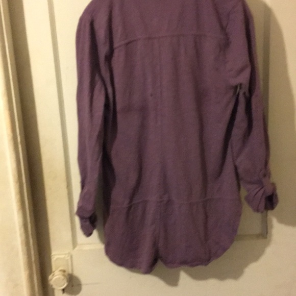 Sonoma casual button down purple shirt size medium - Picture 3 of 5